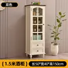 15m high solid wood low wine cabinet-two tone