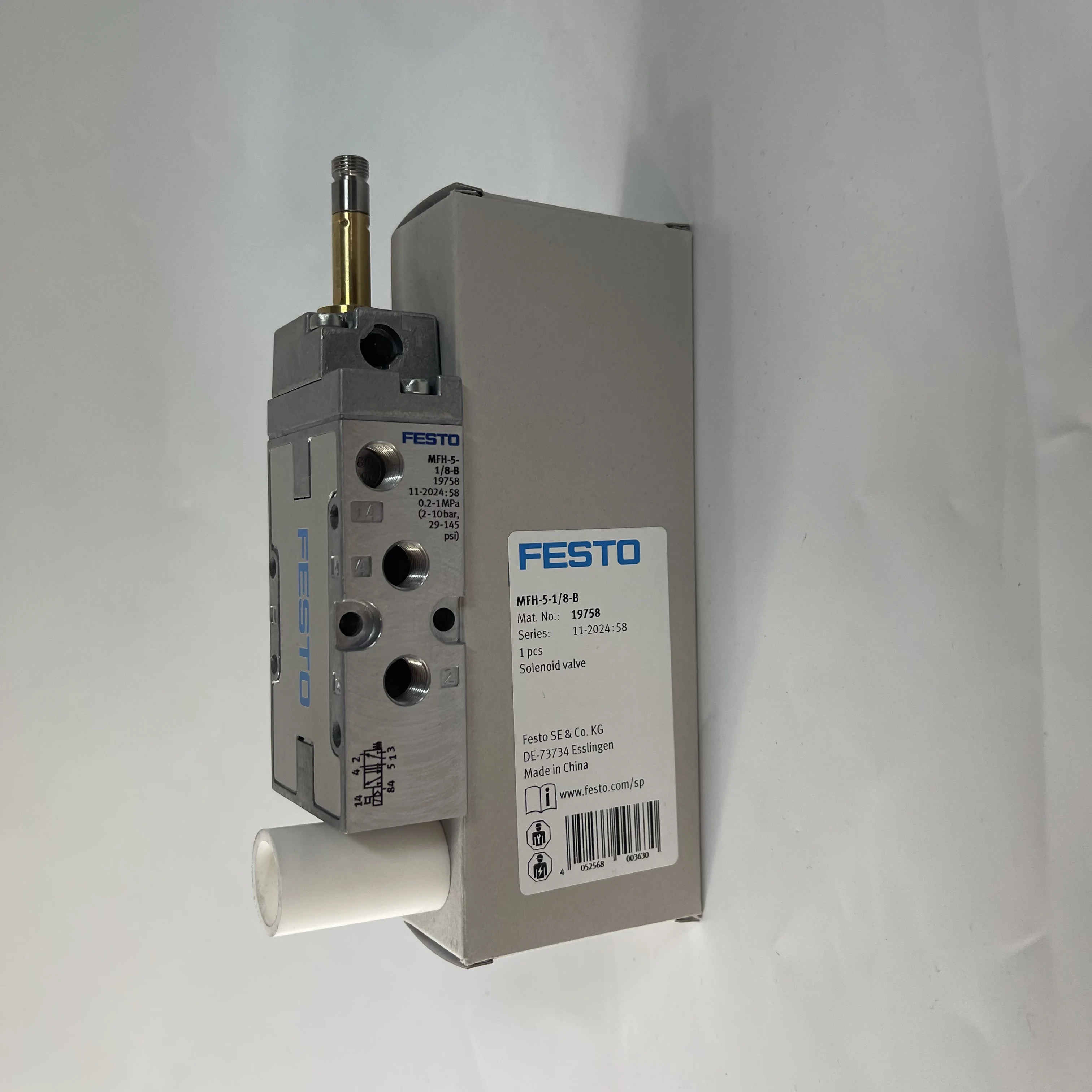 FESTO Solenoid Valve MFH-5-1/8-B 19758