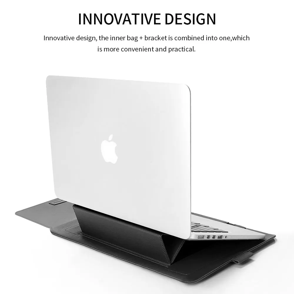 New Arrival Sublimation Computer Sleeve Bag with Stand Holder Mouse Pad for MacBook Pro air M1 12 13 15 17 Laptop Sleeve Bag