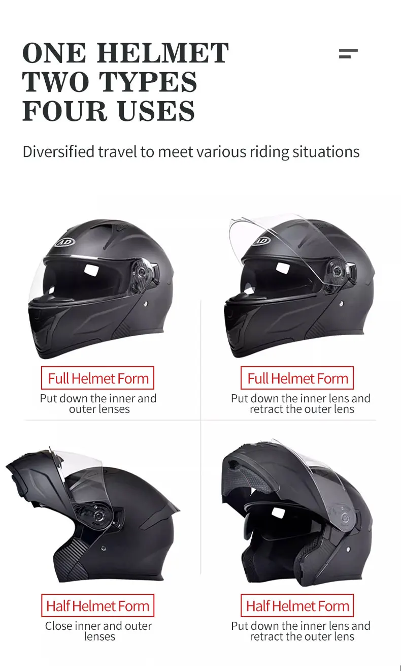 Wholesale Safety Abs Factory Helmet For Motorcycles Black White Oem ...