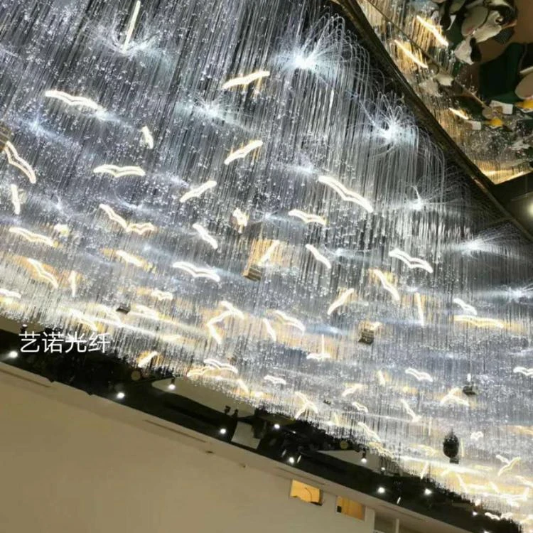 Индивидуальные светодиодные волоконно-оптические комплекты для ночного клуба, освещение для ресторана, свадебное украшение