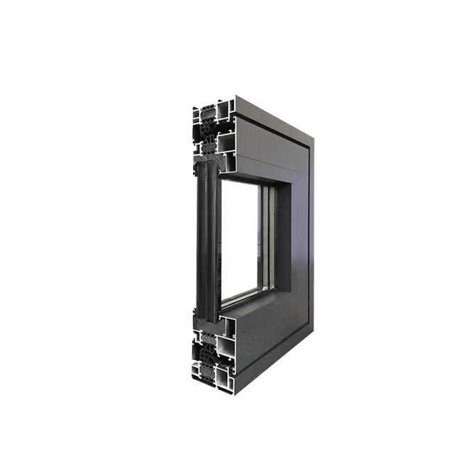 High Quality Wood Window 105 Frame Fan Flush Series Aluminum-Clad Wood Doors And Windows