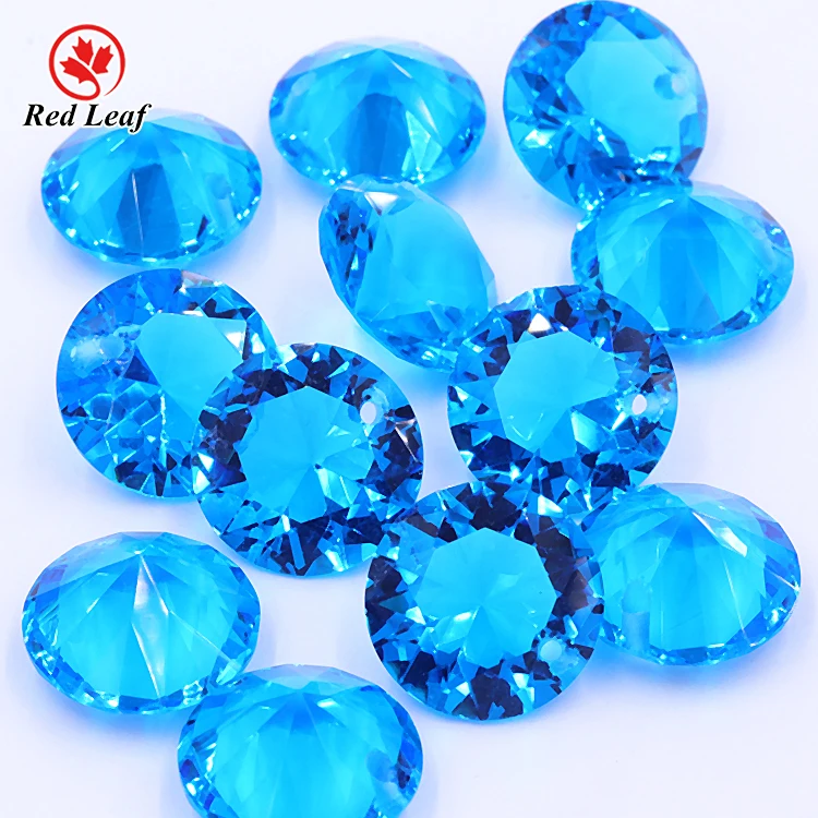 Redleaf Gems Synthetic Gemstone 2mm8mm Color Rhinestone Round Shape