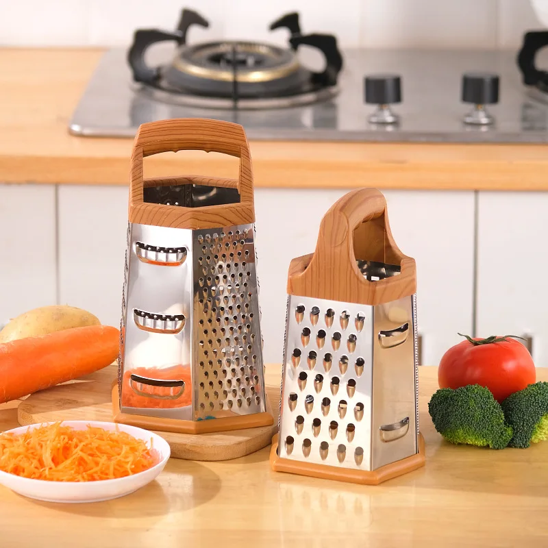 Grater Box 6 Sided Cheese and Parmesan Grater Shredder