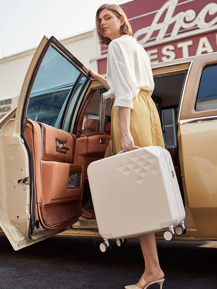 MIXI Custom Lightweight Modern Smart Suitcase with Usb Charging Port Wholesale Korean Style Travel Portable Luggage Bag