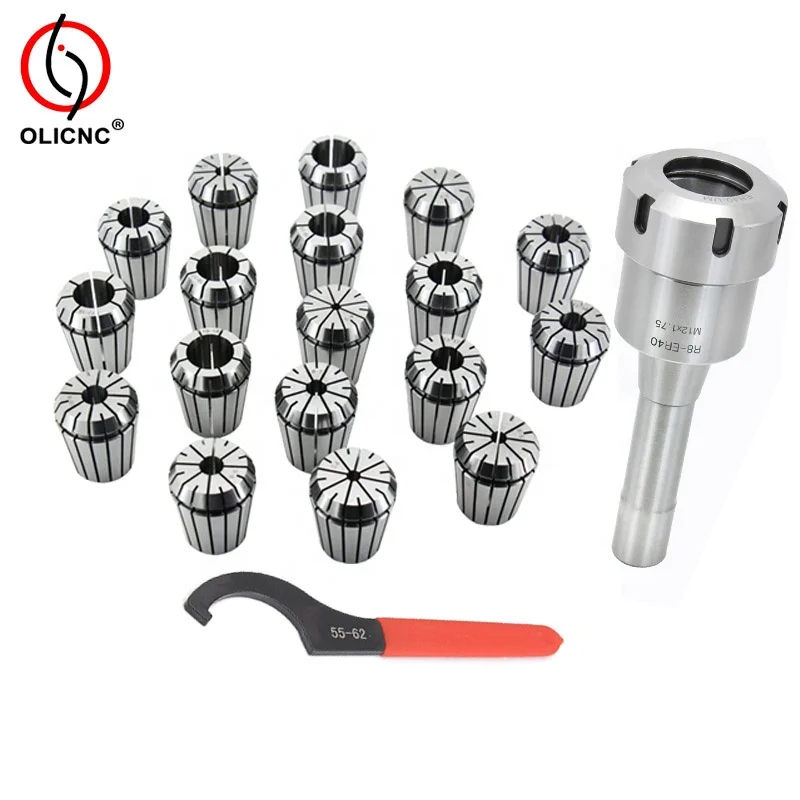 ER Collet Chuck Set for Milling Machine Er32 Collet  with BT40 NT40 MT3 MT4 SK40 R8 Tool Holder Set Spring Collets Tool Set