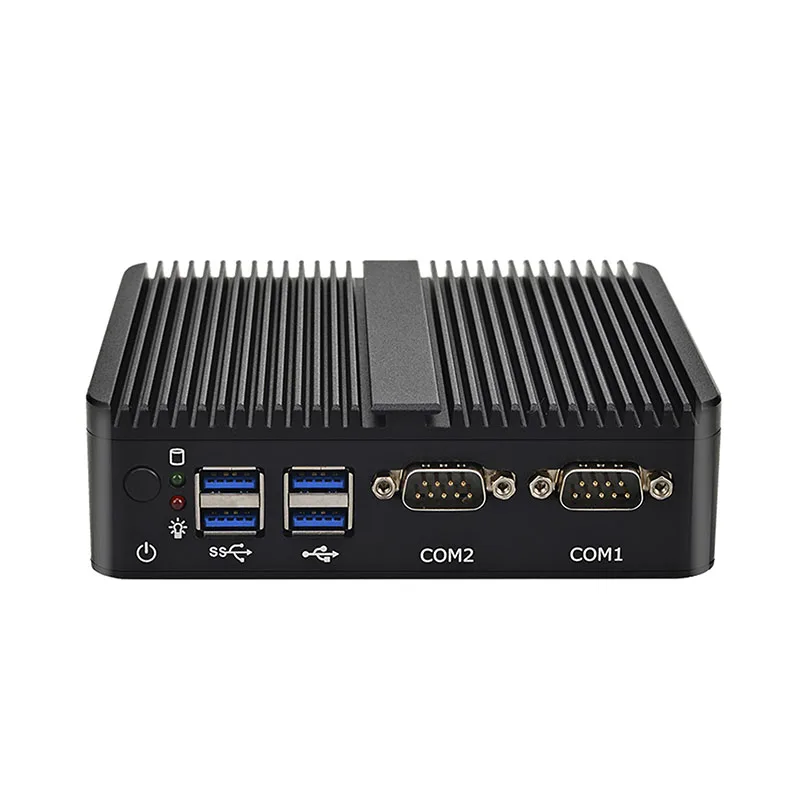 Latest Industrial Mini PC Windows 2 LAN Port Intel J6426/J6412 CPU Wins OS Dual LAN Dual Com Ports Fanless Industrial Mini PC