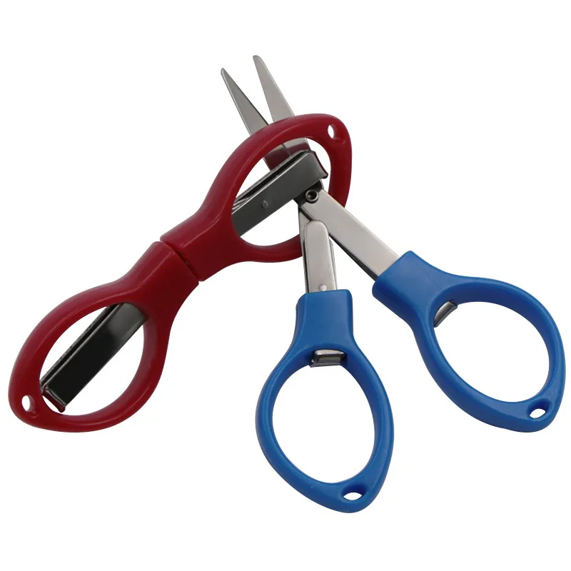 Multi Purpose Pocket Scissors Keychain Foldable Scissors Small Fishing Sewing Tailoring Folding Scissor