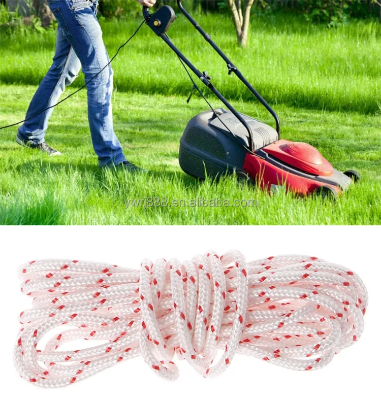 Pull Starter Cord Rope For Strimmer Chainsaw Lawn Mower Engine Petrol Handle Drawstring