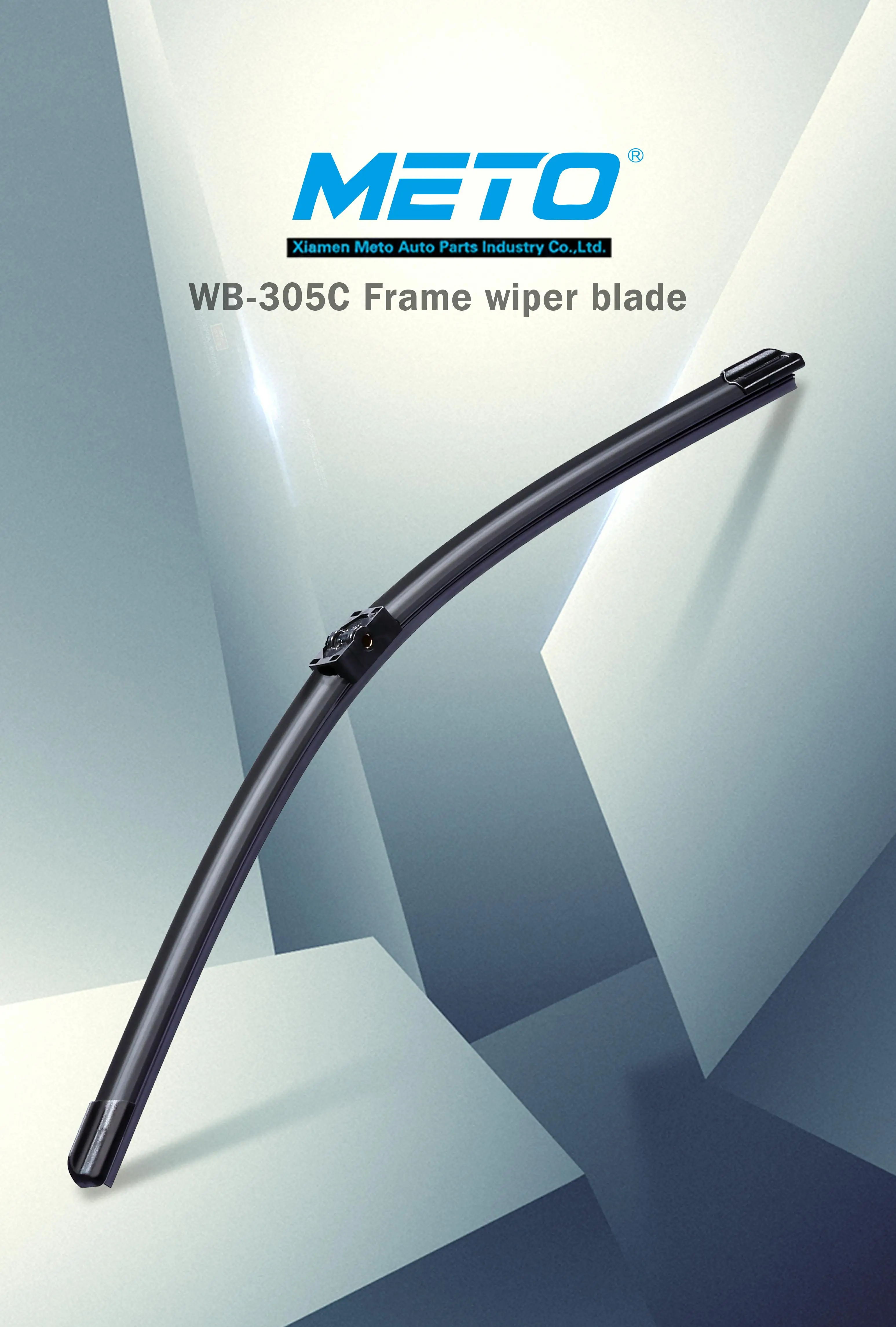 Xukey Frameless Windshield Wiper Blades - 26" & 22" Set For J-Hook/U-Type Arms, Easy Installation (2-Piece Front Set)