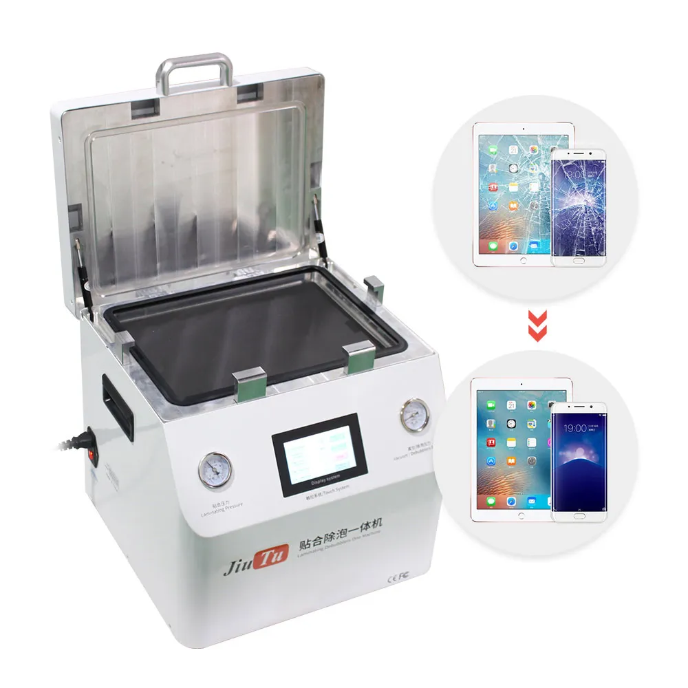 All in One Lamination Machine 2 in 1 OCA Vacuum Laminating Bubble Removing Machine for LCD Screen Repair
