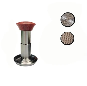 OEM ODM Custom Logo Stainless Steel Force Impact Constant Stable Pressure Coffee Tamper Barista Tool Espresso Tool OEM ODM