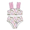 Flamingo & Ice Cream Donut Print