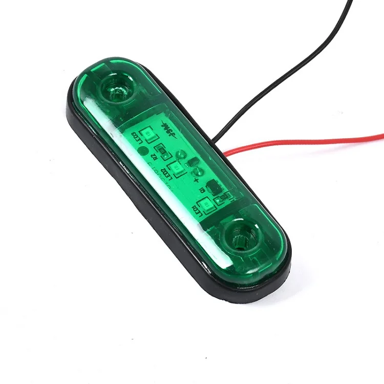Led Amber Red White Green Blue Truck Side Marker Light 12-24v Universal Voltage  3