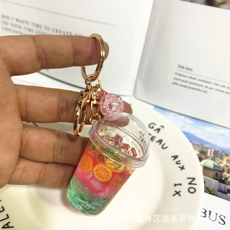 Мультяшный креативный брелок для ключей с подвеской в виде мороженого