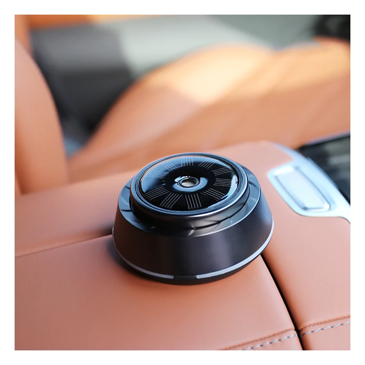 Solar Powered or USB Operated Car Aroma Diffuser Nebulizer Diffuser Refill Essential Oil Diffuser for Small Cars