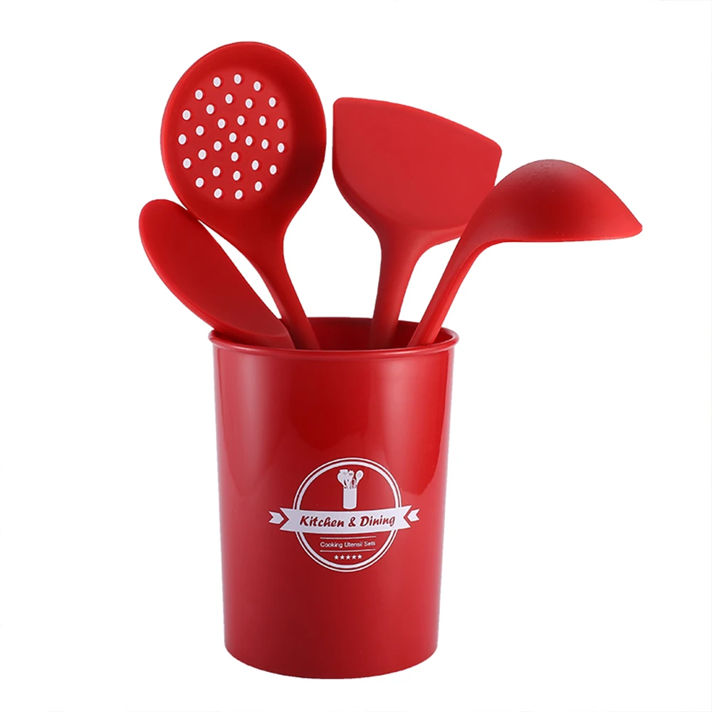 Mestoli Cucina Set Di 3 Cucchiai Da Cucina In Silicone Antiaderente - Resistente Al Calore Fino A 500°F, Per Mescolare, Servire E Proteggere Le Pentole Utensili Cucina Silicone Antiaderente