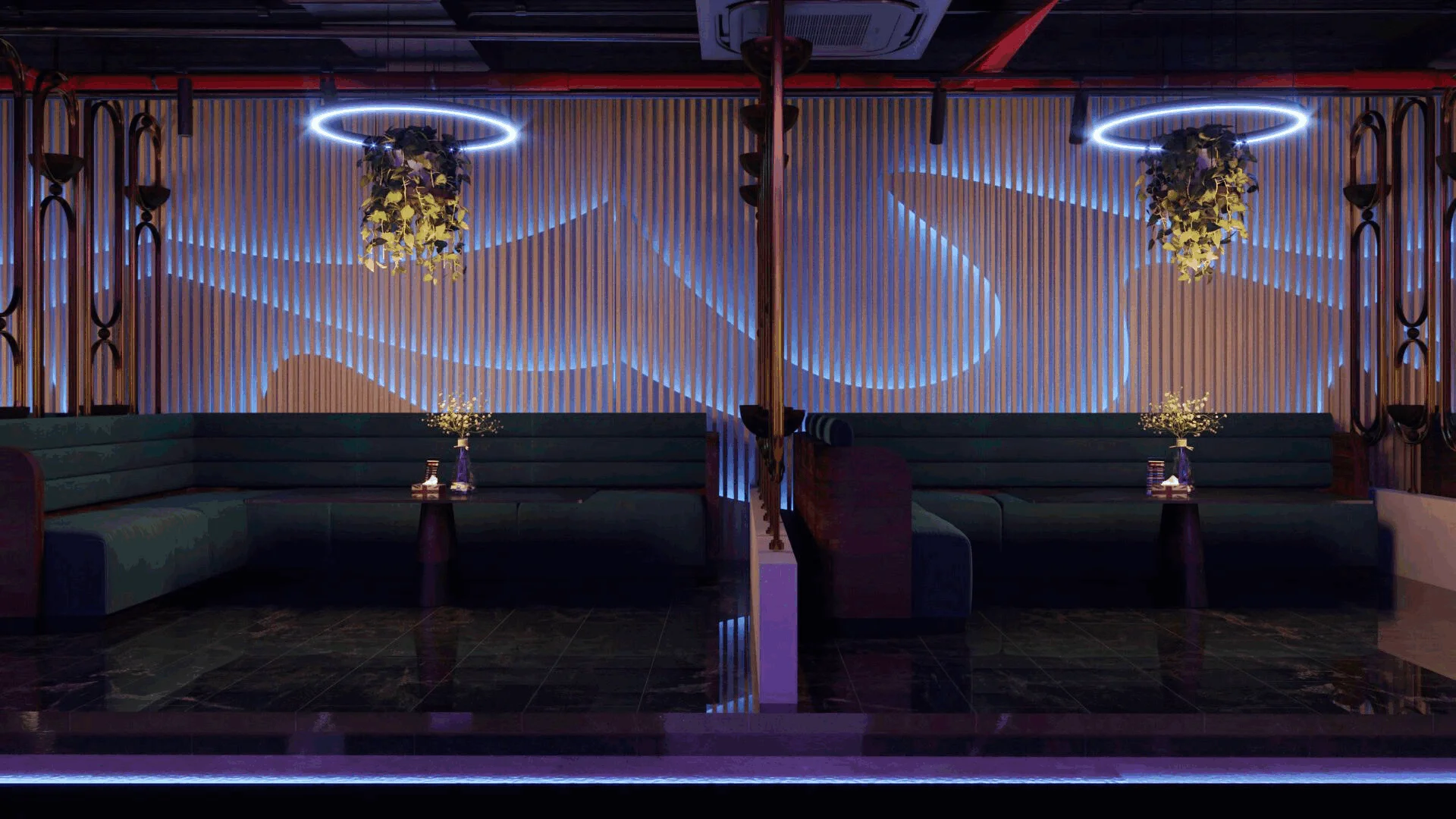 Customized Music bar Counter Dance Club Design Nightclub Disco Club Decor Ideas