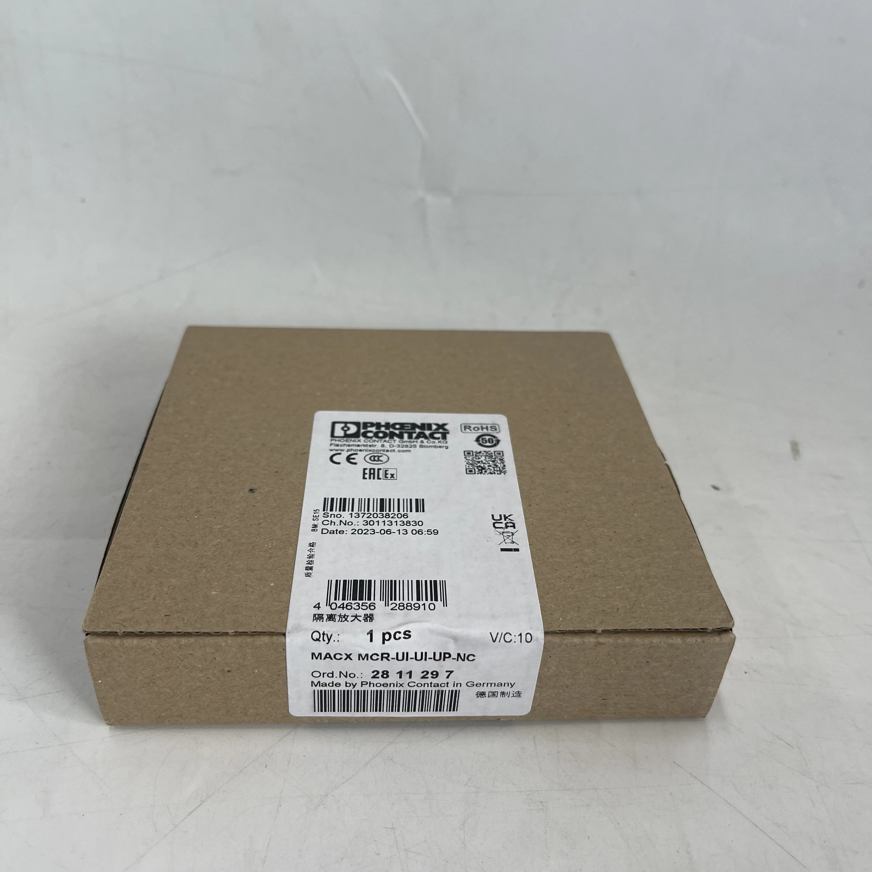 Phoenix Contact Isolation Amplifier MACX MCR-UI-UI-UP-NC 2811297 Phoenix Contact Isolation Amplifier MACX MCR-UI-UI-UP-NC 2811297