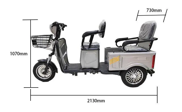 3 Wheel Cargo Electric Scooter