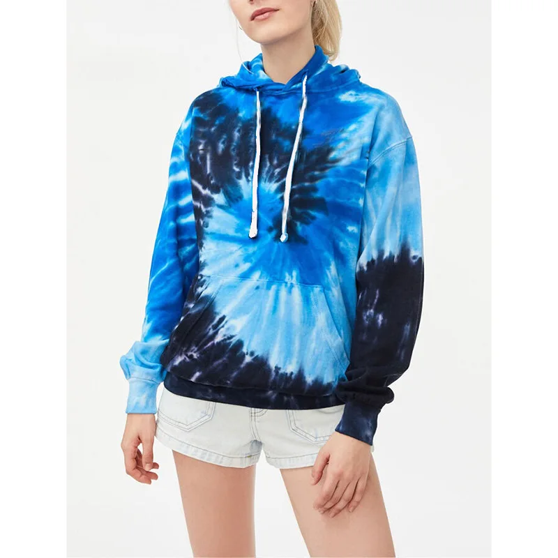 monrow tie dye moletom com capuz