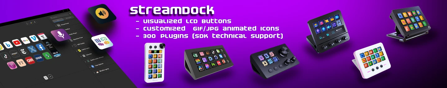 Mirabox LCD Visual Console: 15-Key Customizable Gaming & Office ...