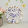 blue 10.5inch plate*8pcs
