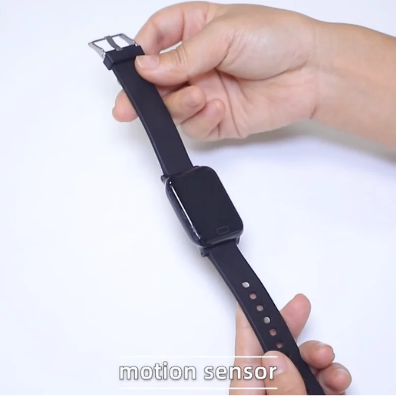 Vibration Alert SOS Button Detection Beacon Bluetooth Wearable Device with  Fixed Frequency Safety Tracker