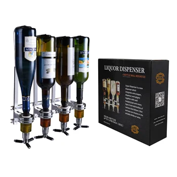 High-Quality Wall Mounted Liquor Dispenser Drinking 2 Head 30ml