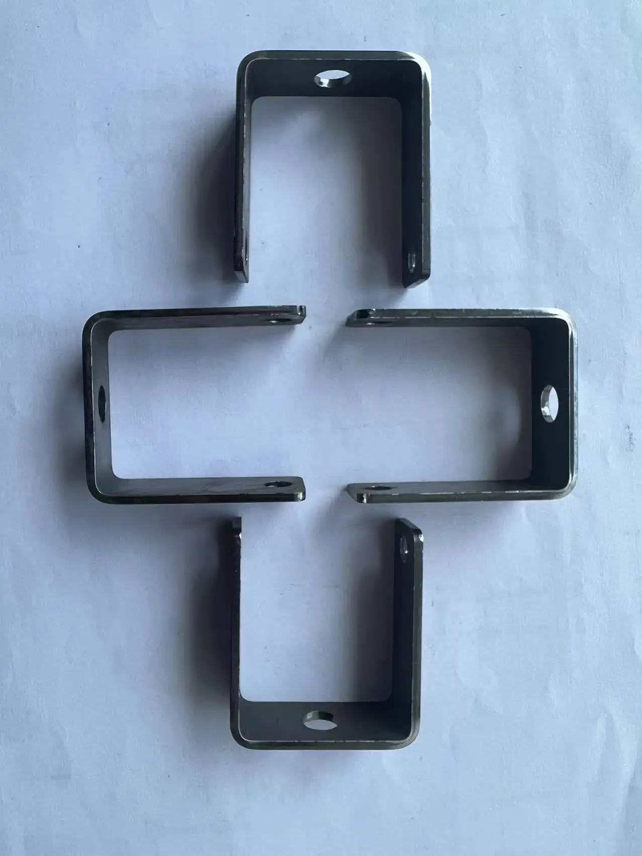 Metal Angle Bracket Stainless Steel OEM Custom 45 Degree 90 Degree Black Coat Triangle Painting Customized Hot Surface Finish