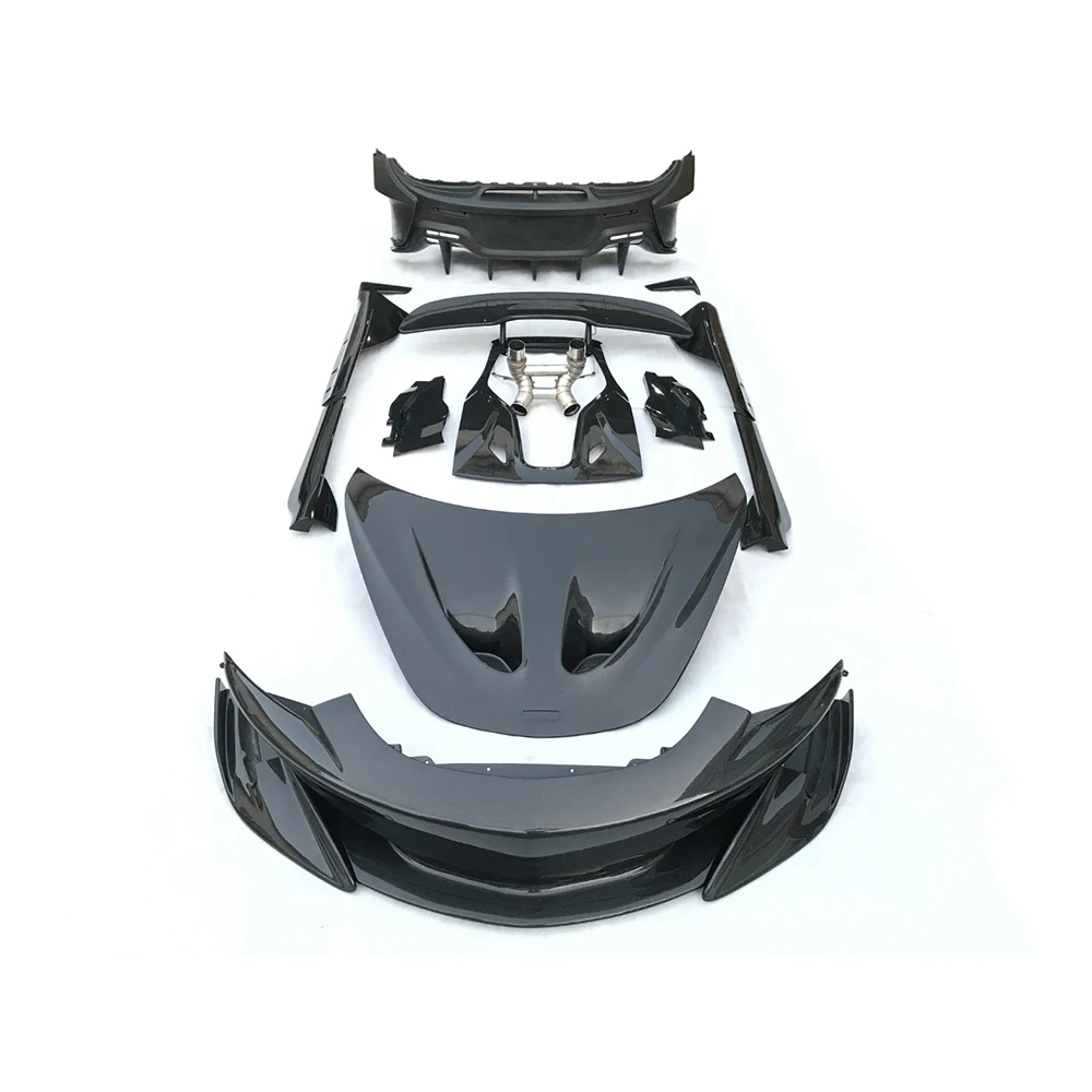 600LT Carbon Fiber Body Kit IS Suitable For Mclaren 540C 570C 570GT Body Kit 600LT Bumper Hood