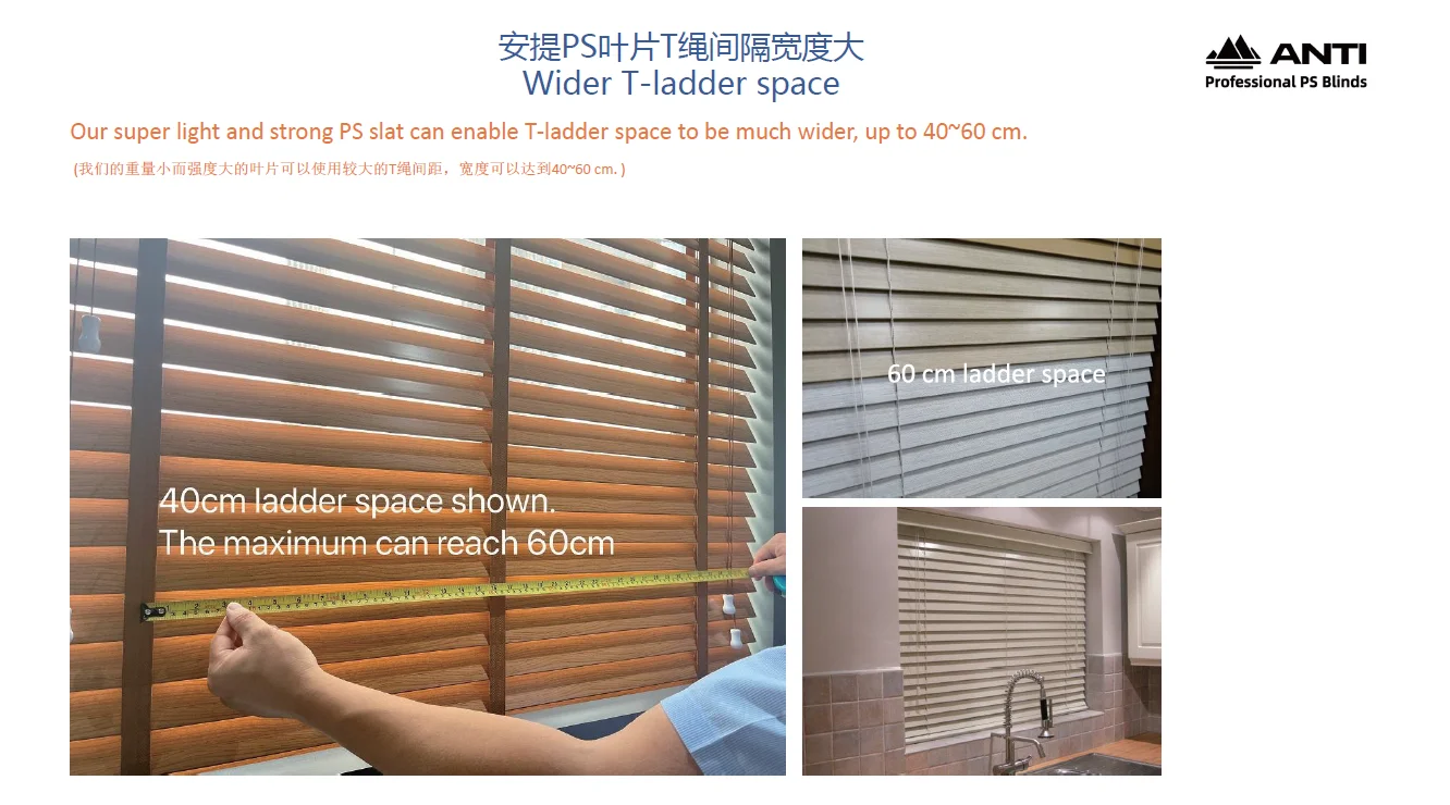 Ps Slat For Window Blind Curtain New Material Slat (polystyrene) To Replace Pvc And