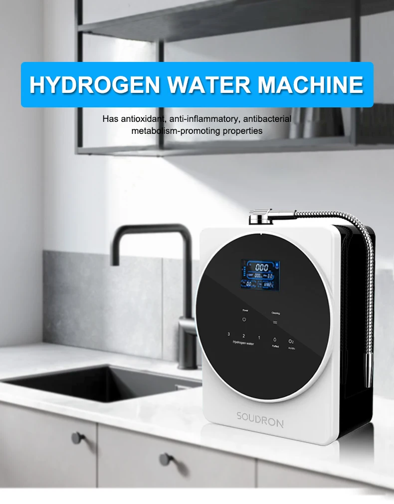 O2 Water Machine Electrolyzed Hydrogen Oxygen Water Generator Kangen Water Ionizer ...