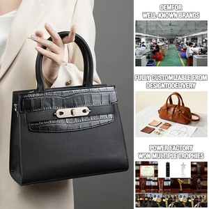 Manufacturer Wholesale Custom Women's Retro Leather Handbag OEM/ODM High-quality Top Cowhide Shoulder Bag Luxury Birkin Bag