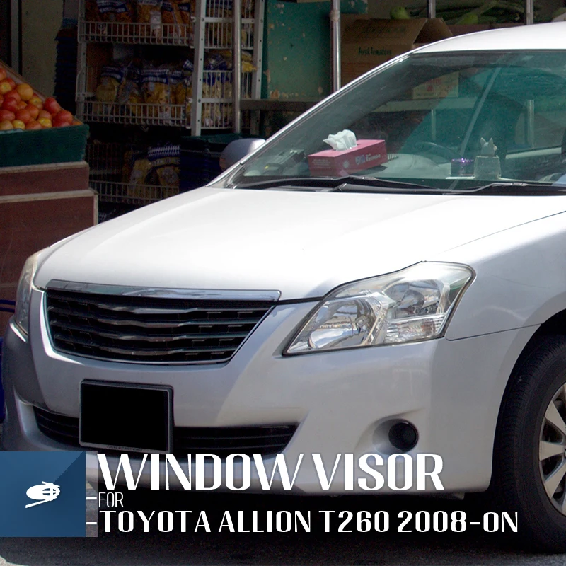 MOSUN Window Visor for TOYOTA ALLION PREMIO T260 2008 4x4 Auto Vent Visor Weather Shield Deflector Wind Breaker Rain Guard