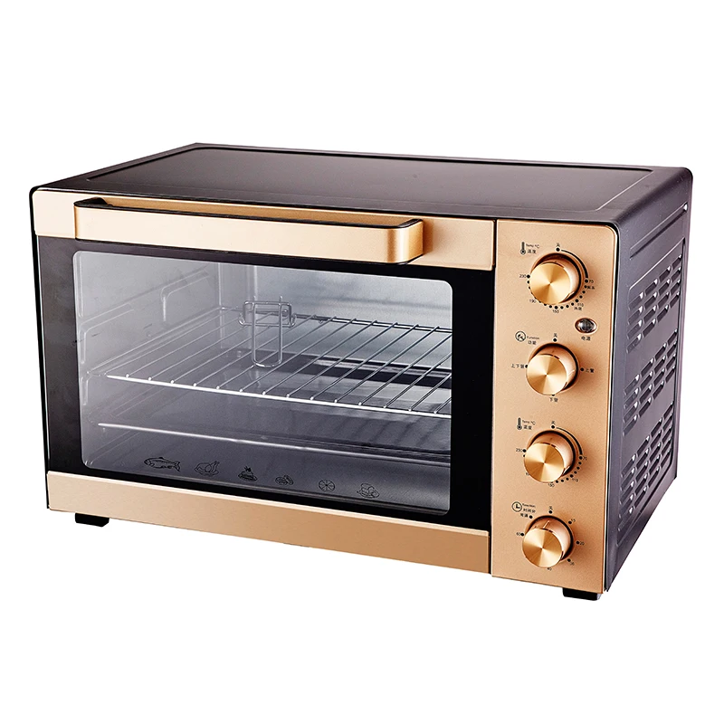 Factory Wholesale Metal 60L Large Toaster Oven Barbecue Baking Electric Mechanical Home Household Kitchen Oven