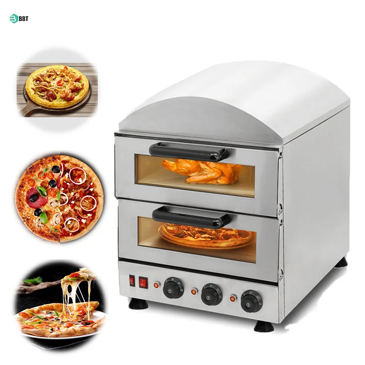 Commercial Dual Temperature Control Electric Pizza Oven Price