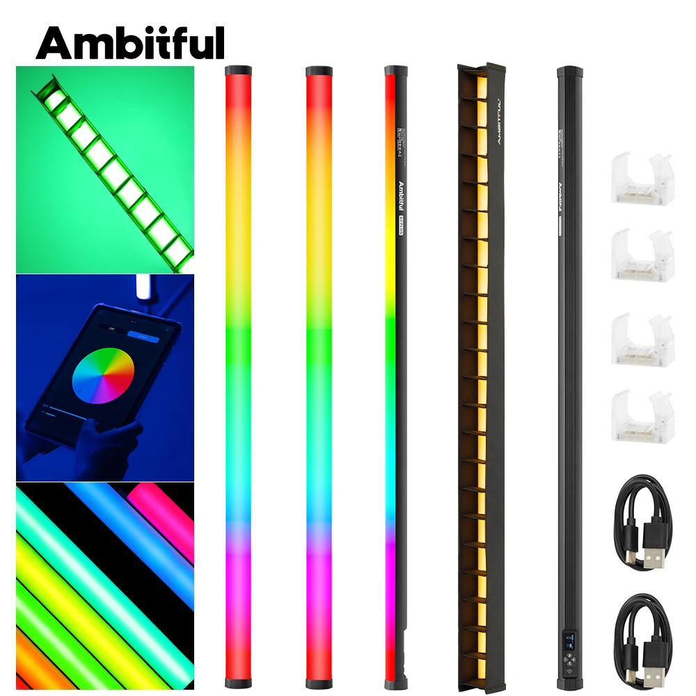 Ambitful A2 PLUS Portable RGB Light Stick for Video Lights Ambitful A2 PLUS Portable RGB Light Stick for Video Lights