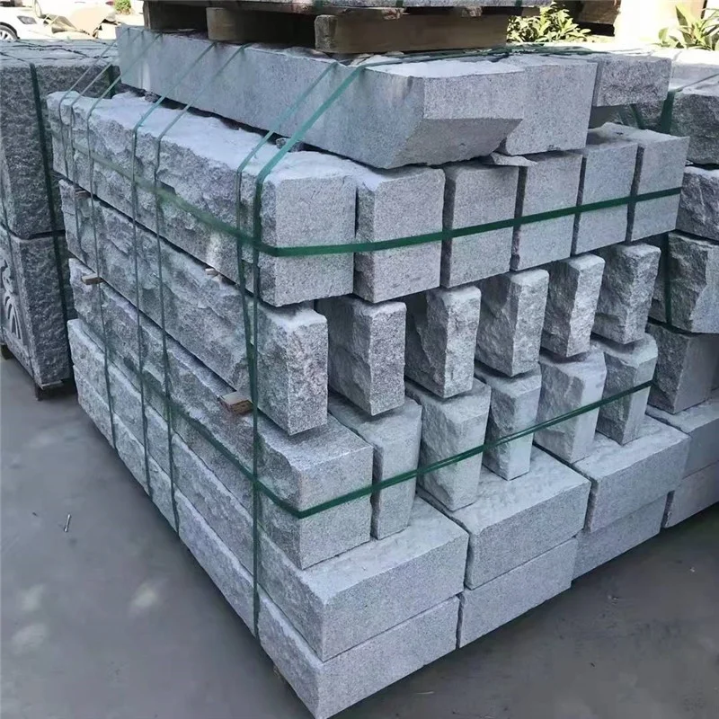 product dark grey granite flamed kerbstone curbstone curb kerbs bording bord road side stone landscapings-2