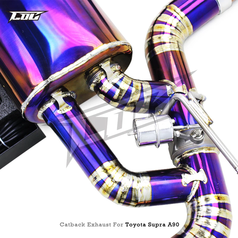 OEM for A90 A91 MK4 MK5 Exhaust Catback System With Carbon Fiber