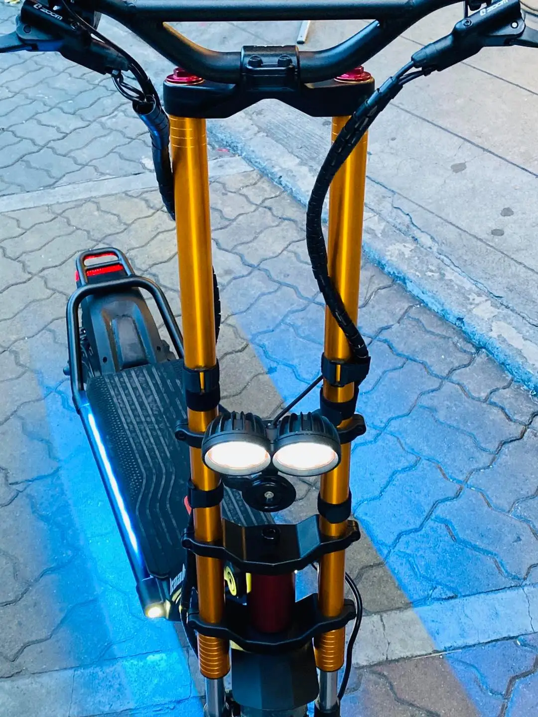 Оригинальный профессиональный складной электрический скутер Kaabo Wolf Warrior King 3000 Вт 72 в