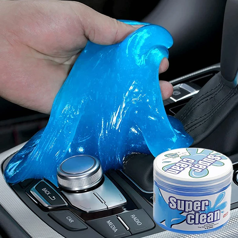 Practical Durable High Quality Magic Soft Sticky Clean Glue Gum Silica Gel Car Keyboard Dust Dirt Cleaner Cute Green Slime