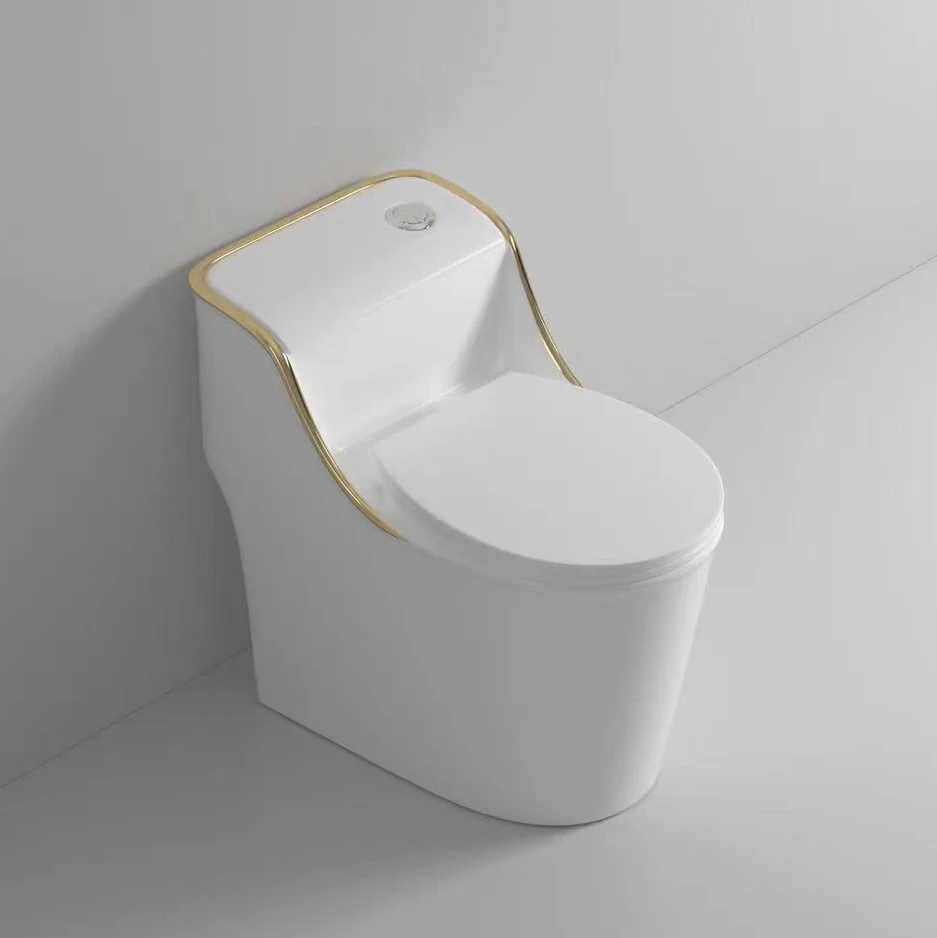 Amaze light luxury modern creative small household flush toilet custom color bathroom siphon type ceramic toilet details