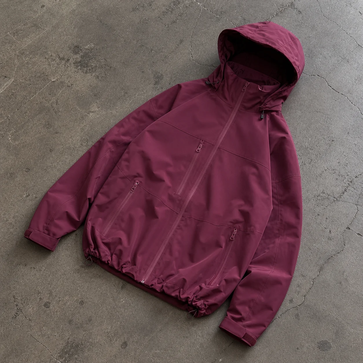 Oem Custom Zip up Outdoor Softshell Water Resistant Waterproof Windproof Hiking Ripstop Nylon Casual Mens Windbreaker gallery 7