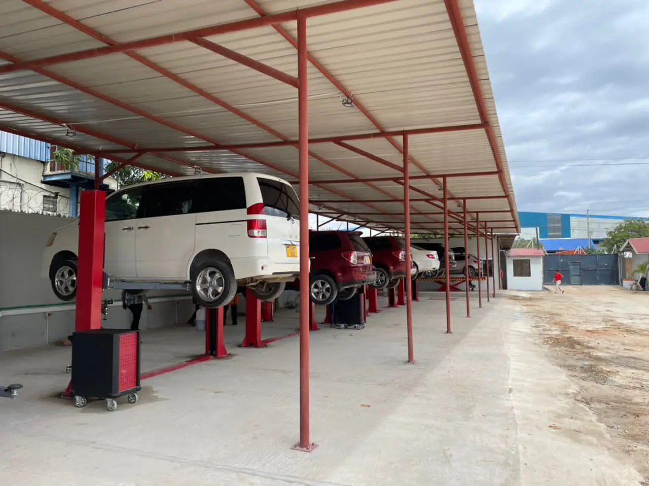 CE longxiang  hydraulic Clean Floor Car Lifts Auto Lift 2 Post Car Lift