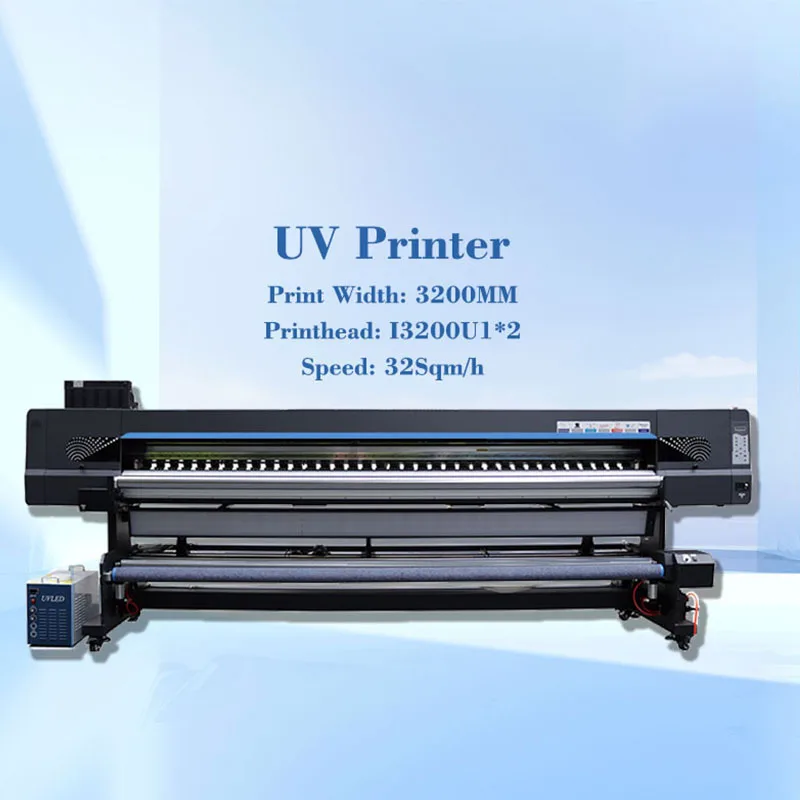 Custom Roll-to-roll Uv Precision Inkjet hd I3200 Big Printer Digital Carpet Printing Machine for Banners