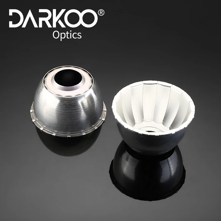 Parabolic Aluminized Led Light Cob Reflector 92Mm 24 Degree Downlight Reflector