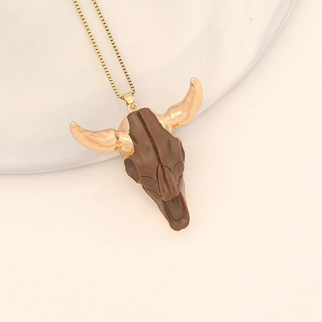 Cow Skull Necklace Western Necklace Cow Skull Jewelry Western Jewelry for  Women Cowgirl Necklace Western Necklace for Women - Etsy