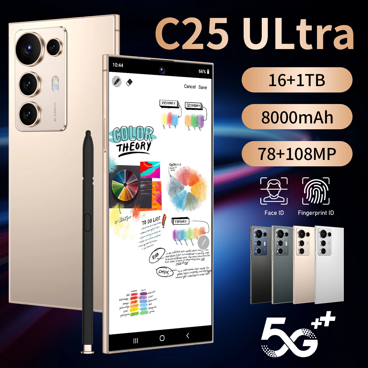 High Configuration 2025 Latest C25 Ultra Smart LTE 16GB 1TB HD