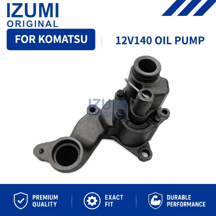 IZUMI ORIGINAL 12V140 Oil Pump diesel engine parts for Komatsu